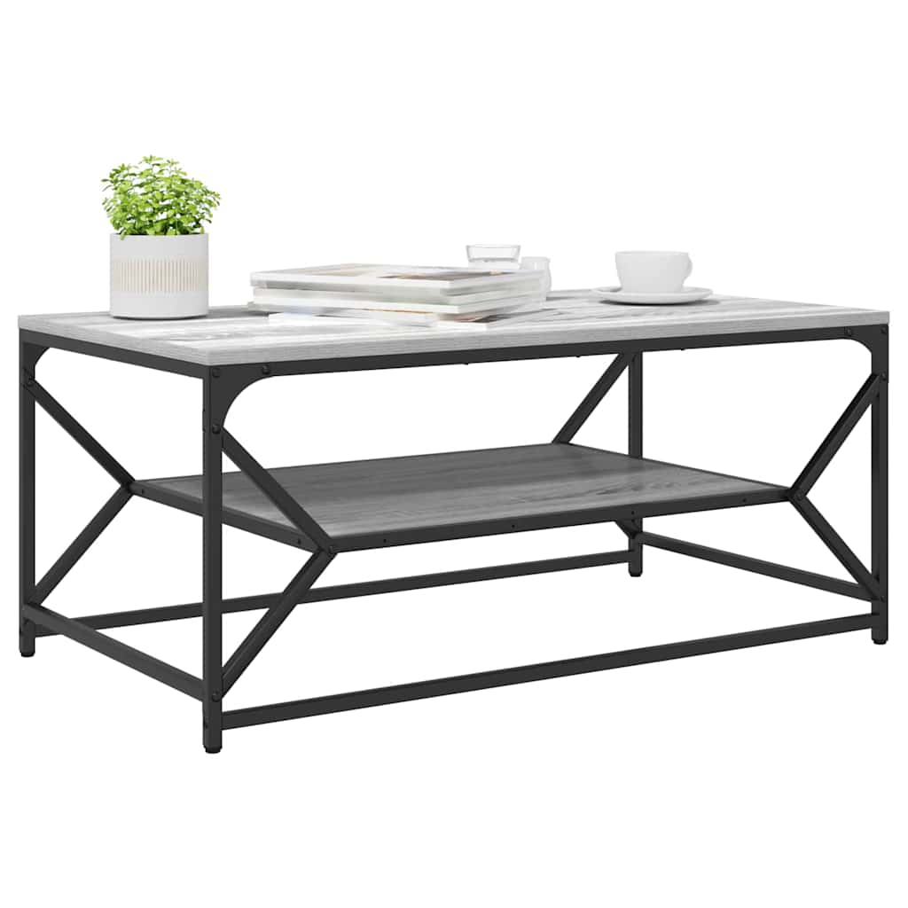 Tavolino da salotto Grigio Sonoma 90 x 50 x 40 cm | homemem39