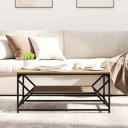 Tavolino da salotto Rovere artigianale 90 x 50 x 40 cm