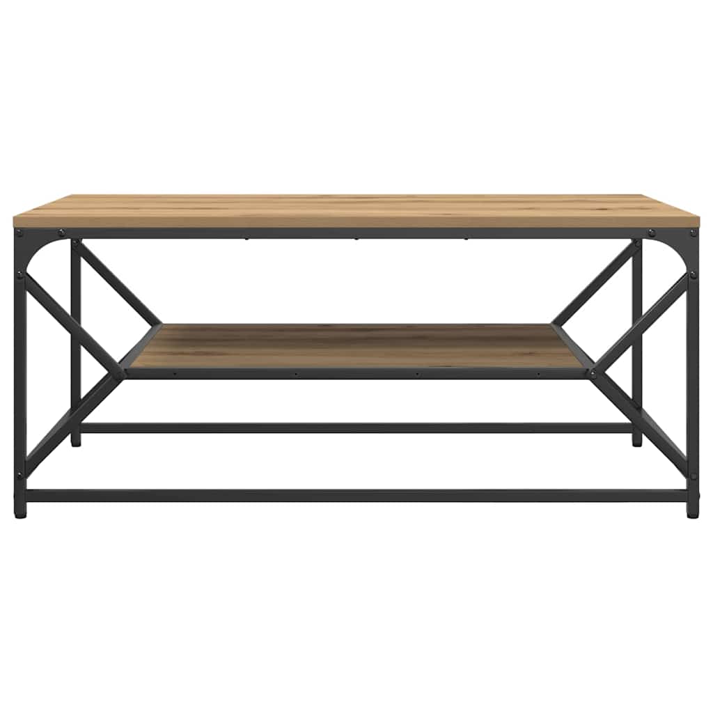 Tavolino da salotto Rovere artigianale 90 x 50 x 40 cm