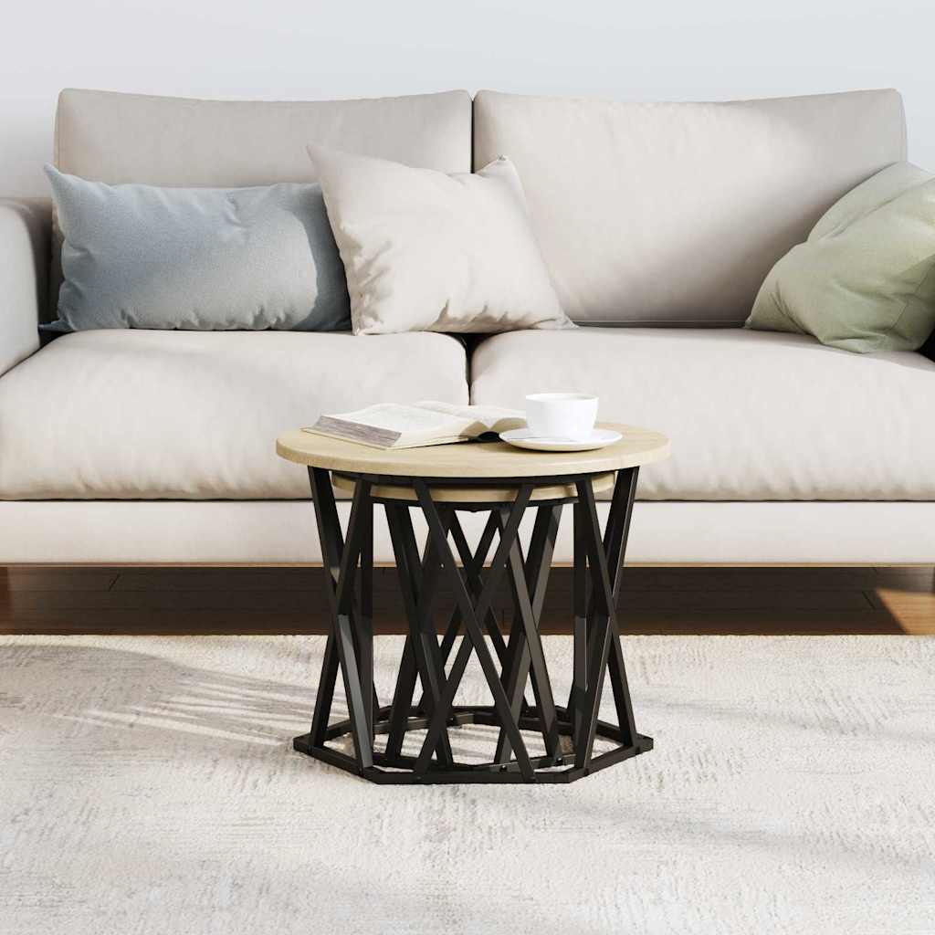 Tavolo laterale 2 pcs Rovere Sonoma