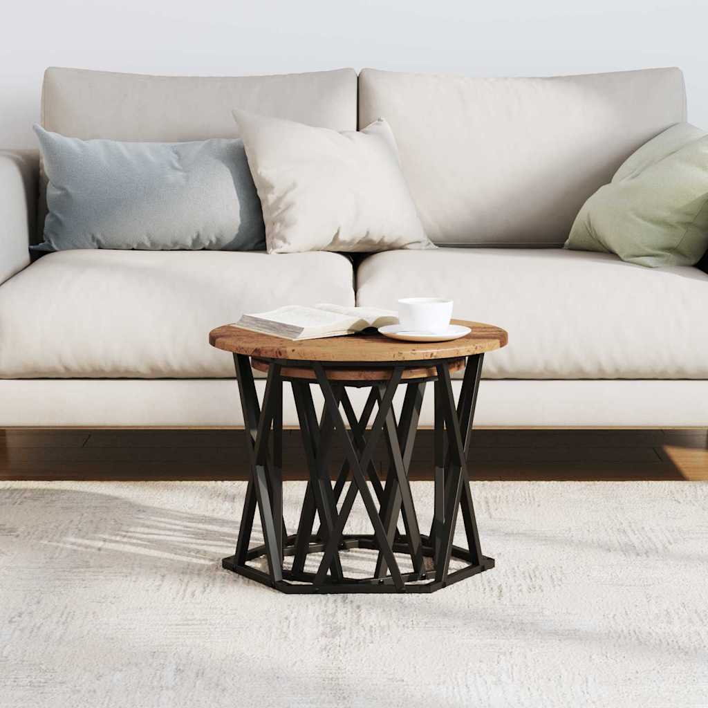 Tavolo laterale 2 pcs legno di recupero