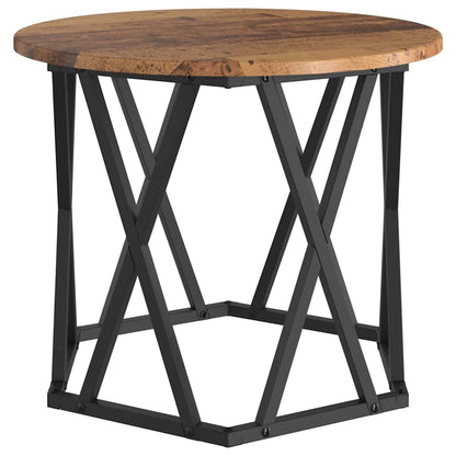 Tavolo laterale 2 pcs legno di recupero