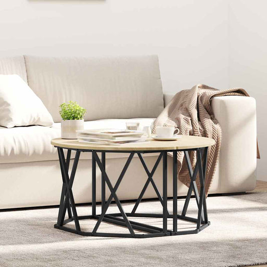 Tavolino da salotto Rovere Sonoma 80 x 80 x 42 cm | homemem39