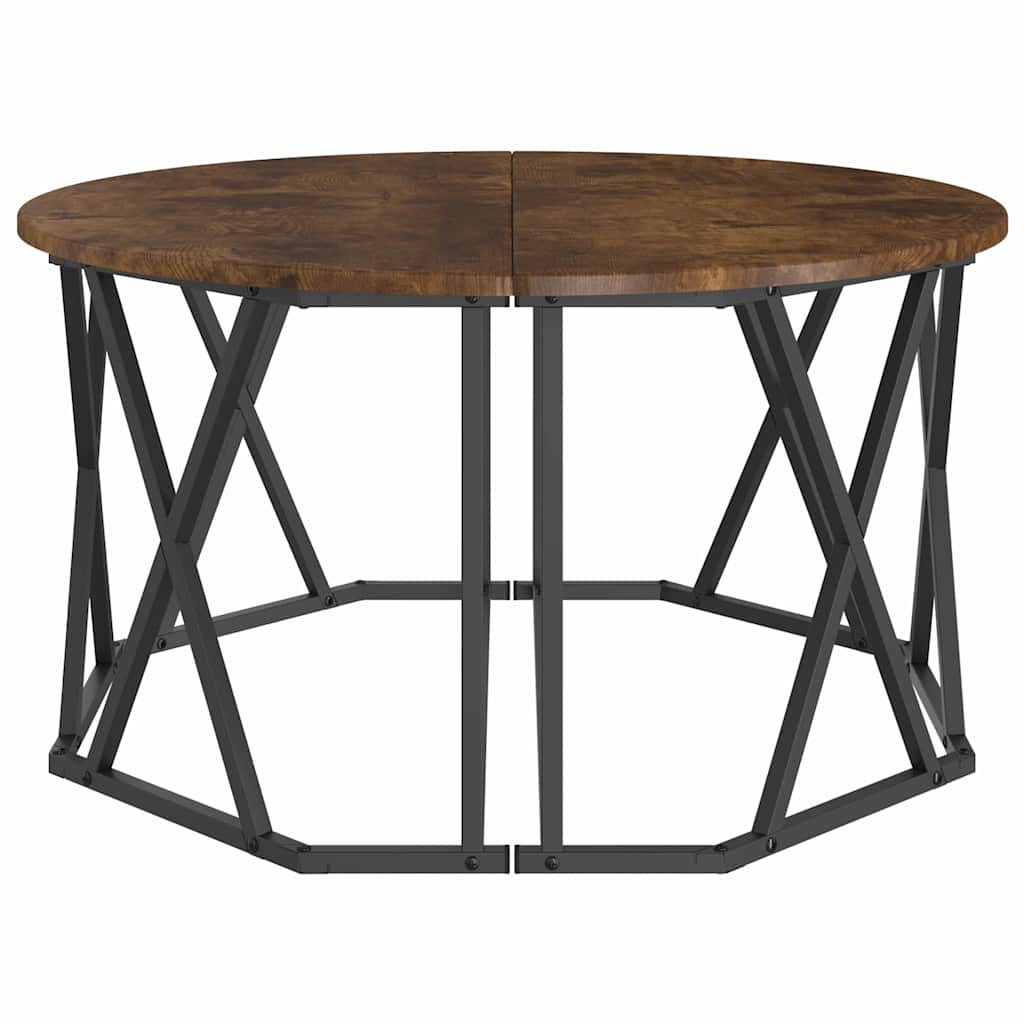 Tavolino da salotto Rovere fumé 80 x 80 x 42 cm