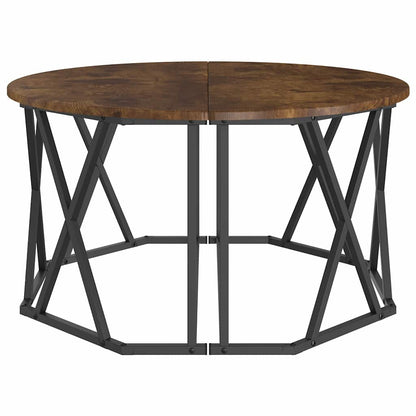 Tavolino da salotto Rovere fumé 80 x 80 x 42 cm