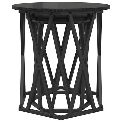 Tavolino da salotto 2 pcs Rovere Nero