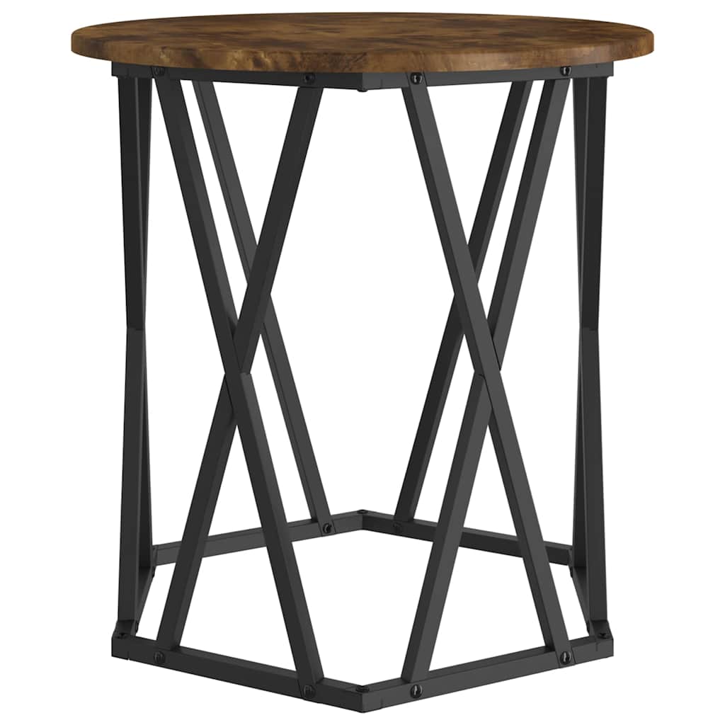 Tavolino da salotto 2 pcs Rovere fumé