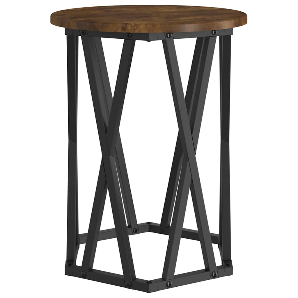 Tavolino da salotto 2 pcs Rovere fumé