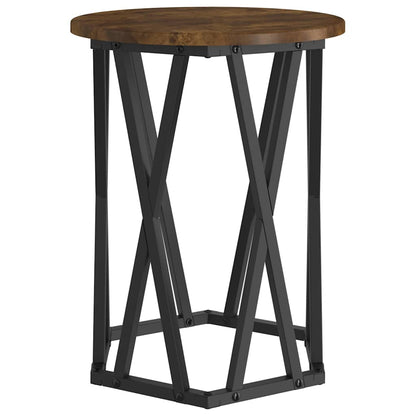 Tavolino da salotto 2 pcs Rovere fumé