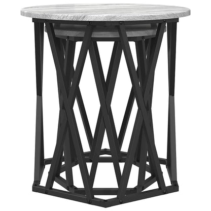 Tavolino da salotto 2 pcs Grigio Sonoma