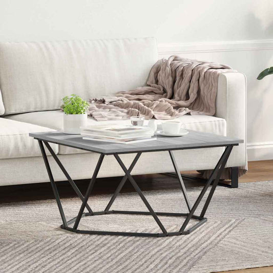 Tavolino da salotto Grigio Sonoma 80 x 80 x 45 cm | homemem39