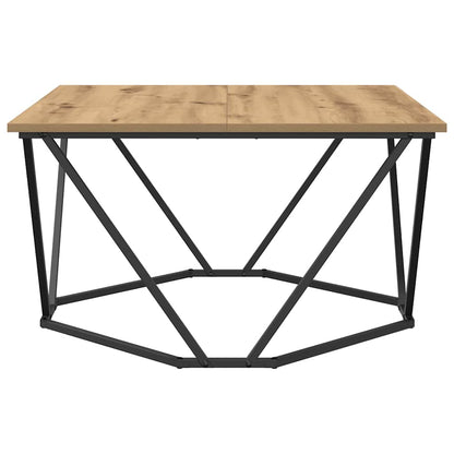 Tavolino da salotto Rovere artigianale 80 x 80 x 45 cm