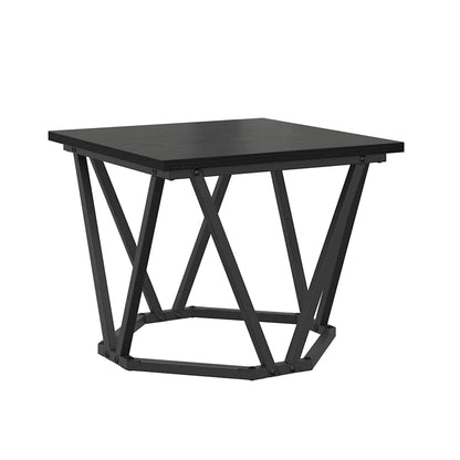 Tavolino da salotto 3 pcs Rovere Nero | homemem39