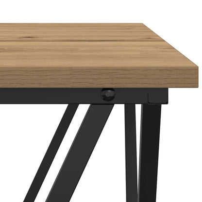 Tavolino da salotto 3 pcs Rovere artigianale 50 x 50 x 40 cm | homemem39
