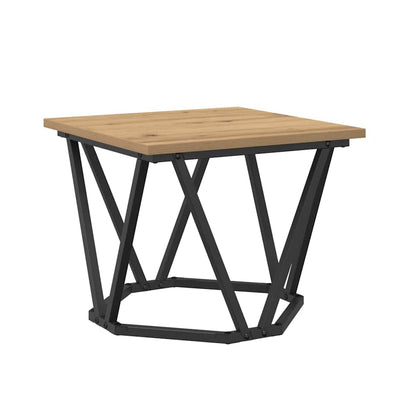 Tavolino da salotto 3 pcs Rovere artigianale 50 x 50 x 40 cm | homemem39