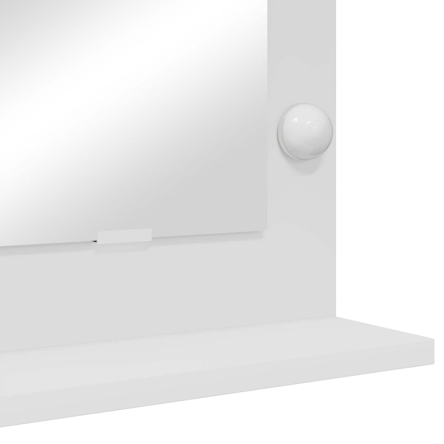 Specchio da Vanità Rettangolare Bianco 60 x 55 x 18 cm | homemem39