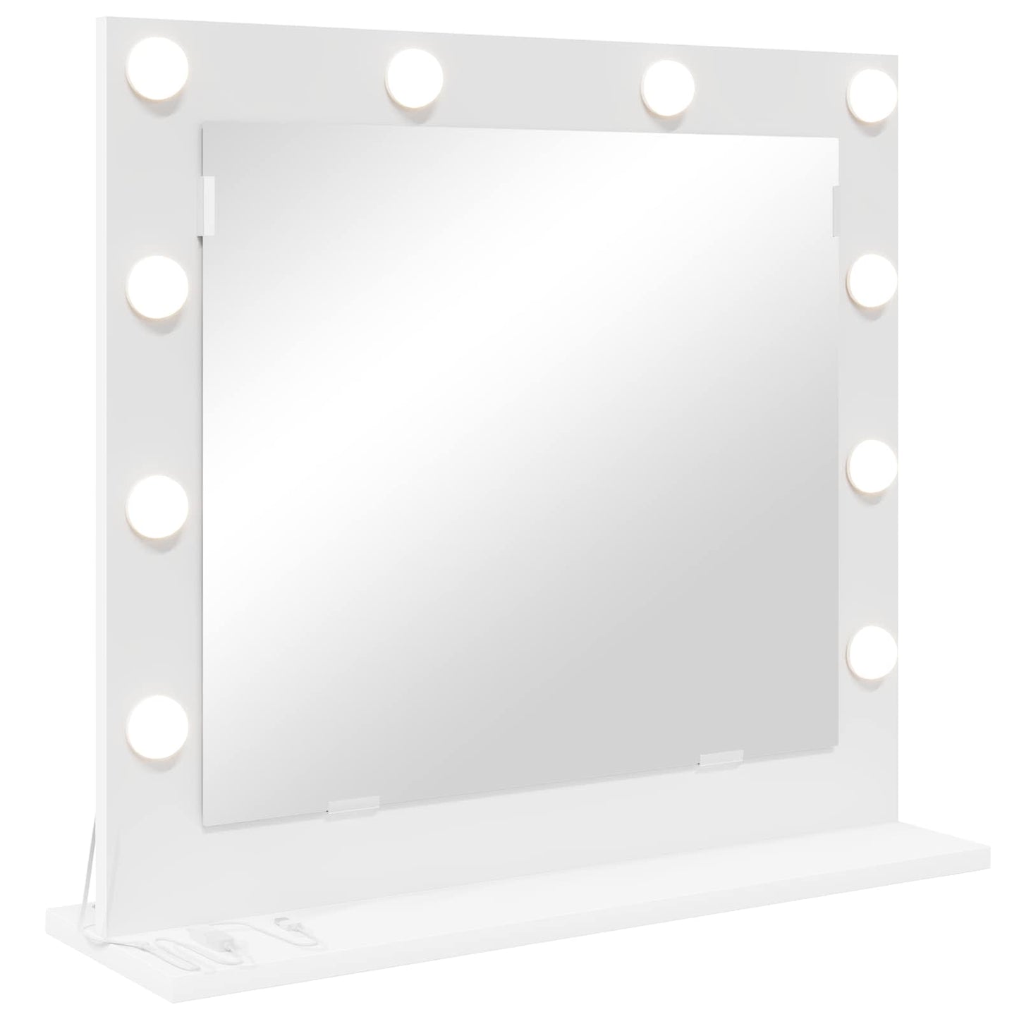 Specchio da Vanità Rettangolare Bianco 60 x 55 x 18 cm | homemem39