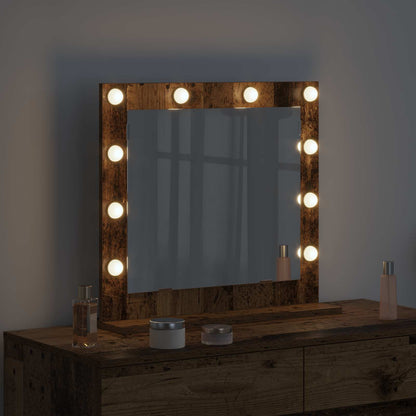Specchio da Vanità Rettangolare Legno vecchio 60 x 55 x 18 cm | homemem39