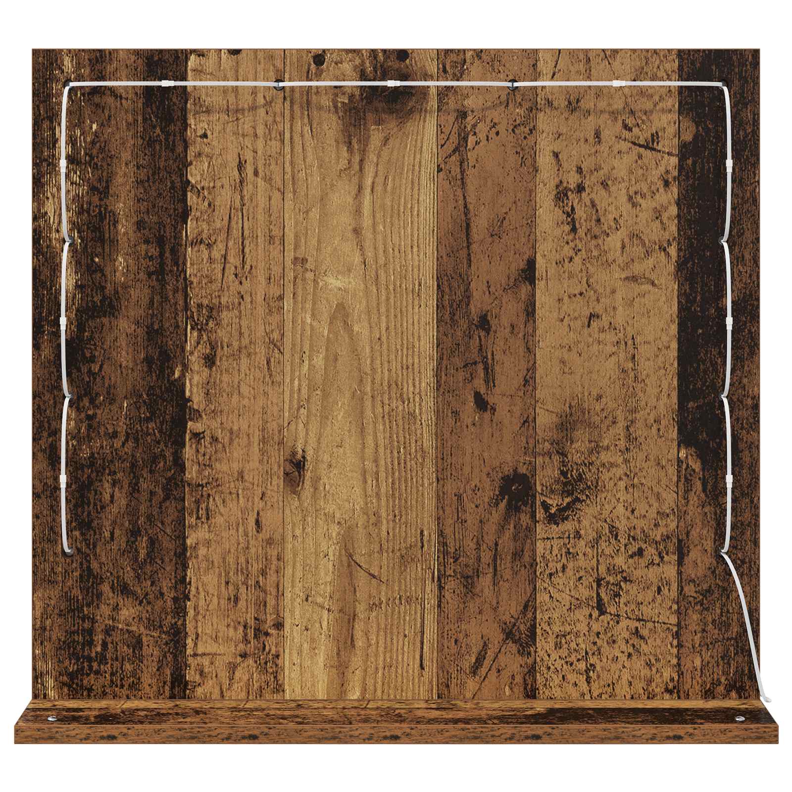 Specchio da Vanità Rettangolare Legno vecchio 60 x 55 x 18 cm | homemem39