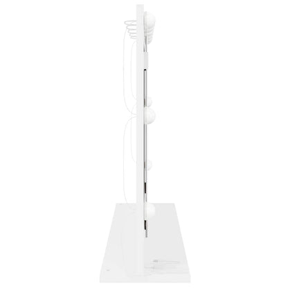 Specchio da Vanità Rettangolare Bianco 80 x 15 x 18 cm