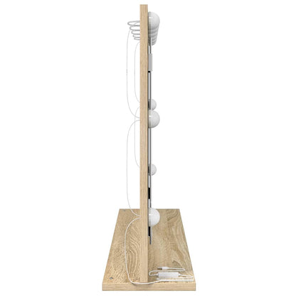 Specchio da Vanità Rettangolare Rovere Sonoma 80 x 55 x 18 cm | homemem39