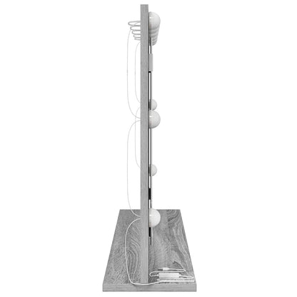 Specchio da Vanità Rettangolare Grigio Sonoma 80 x 55 x 18 cm | homemem39
