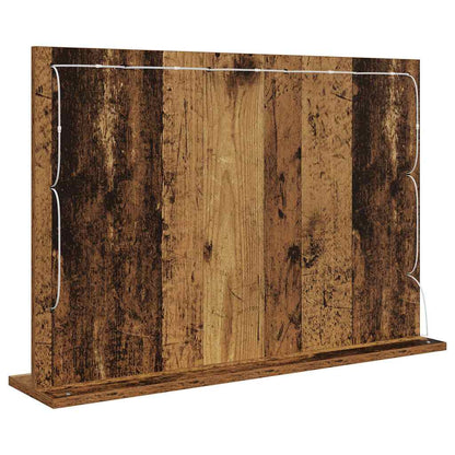 Specchio da Vanità Rettangolare Legno vecchio 80 x 55 x 18 cm