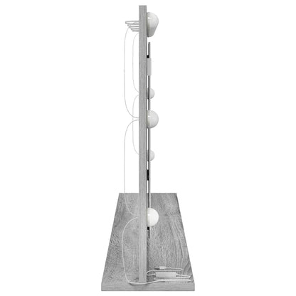 Specchio da Vanità Rettangolare Grigio Sonoma 100 x 55 x 18 cm