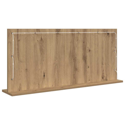 Specchio da Vanità Rovere artigianale 100 x 45 x 18 cm | homemem39