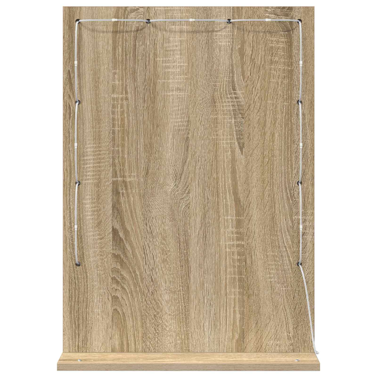 Specchio da Vanità Rettangolare Rovere Sonoma 70 x 50 x 18 cm | homemem39