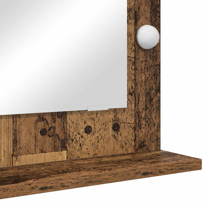 Specchio da Vanità Rettangolare Legno vecchio 70 x 50 x 18 cm | homemem39