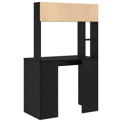 Scrivania Rovere Nero 91 x 50 x 149 cm Legno multistrato | homemem39