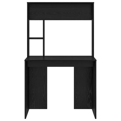 Scrivania Rovere Nero 91 x 50 x 149 cm Legno multistrato | homemem39
