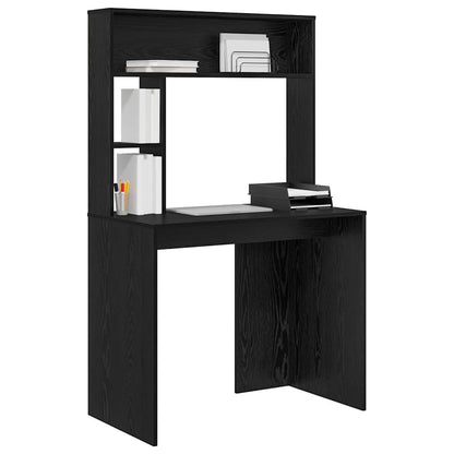 Scrivania Rovere Nero 91 x 50 x 149 cm Legno multistrato | homemem39