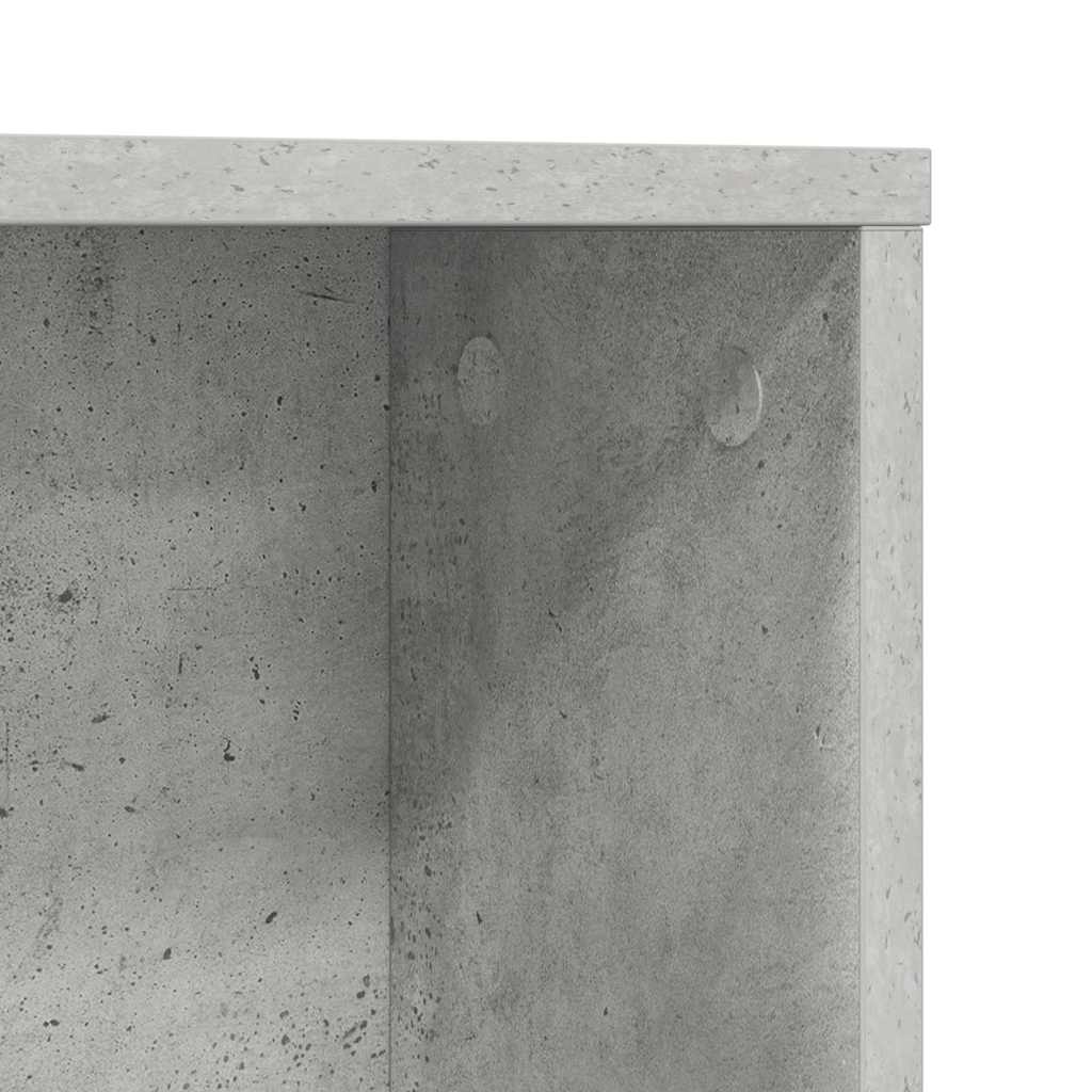 Scrivania Grigio cemento 91 x 50 x 149 cm Legno multistrato | homemem39