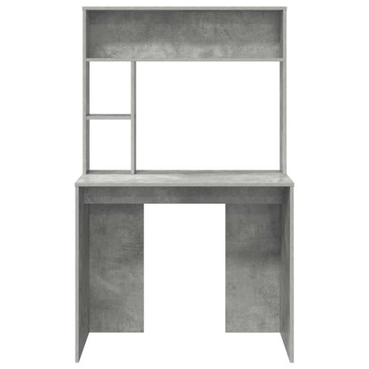 Scrivania Grigio cemento 91 x 50 x 149 cm Legno multistrato