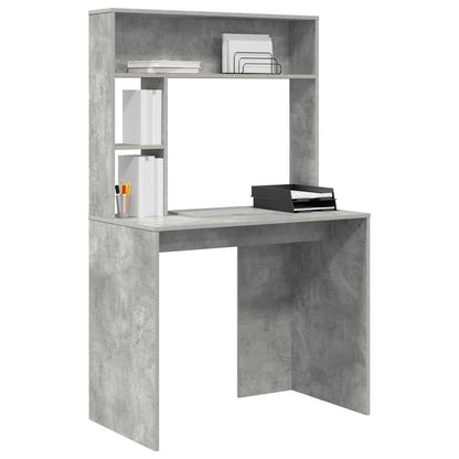 Scrivania Grigio cemento 91 x 50 x 149 cm Legno multistrato