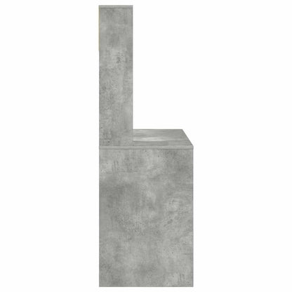 Scrivania Grigio cemento 91 x 50 x 149 cm Legno multistrato | homemem39