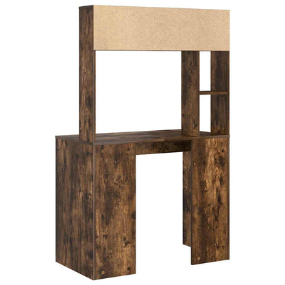 Scrivania Rovere fumé 91 x 50 x 149 cm Legno multistrato | homemem39