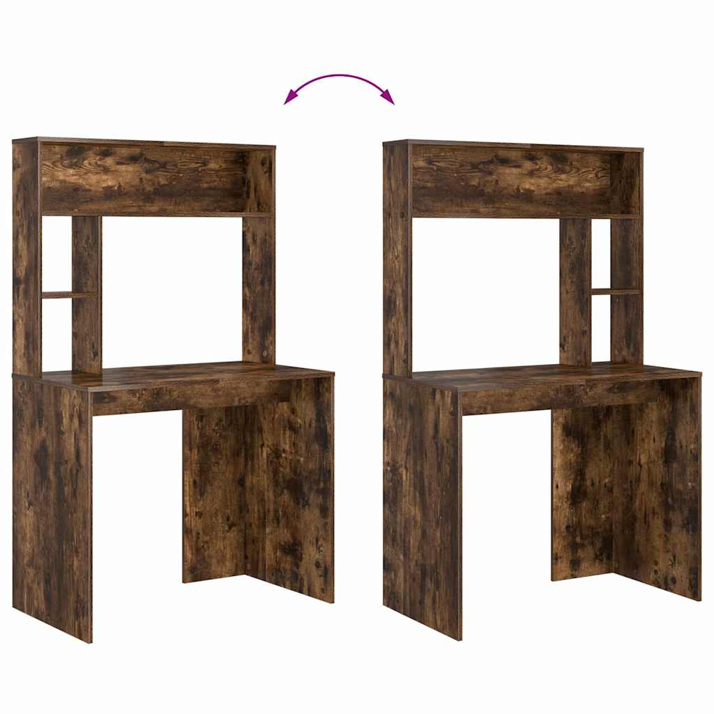 Scrivania Rovere fumé 91 x 50 x 149 cm Legno multistrato