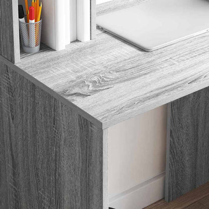 Scrivania Grigio Sonoma 91 x 50 x 149 cm Legno multistrato | homemem39