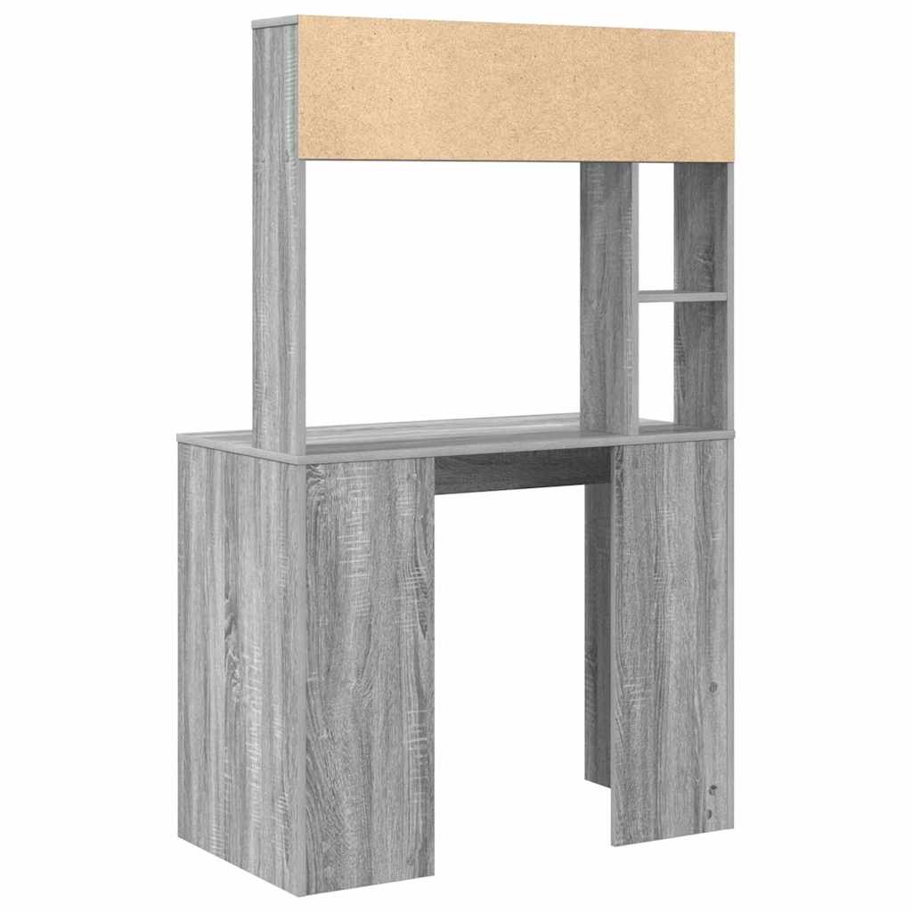 Scrivania Grigio Sonoma 91 x 50 x 149 cm Legno multistrato | homemem39
