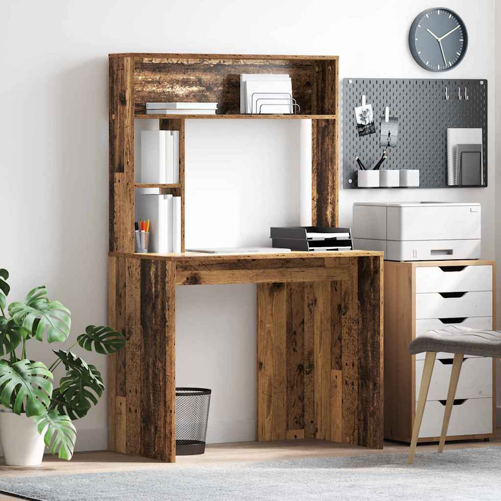 Scrivania Legno vecchio 91 x 50 x 149 cm Legno multistrato | homemem39