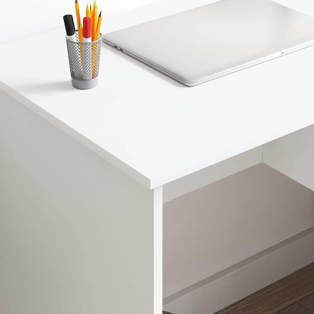 Scrivania con cassetto Bianco 90 x 49 x 75 cm Legno multistrato