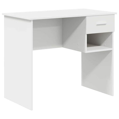 Scrivania con cassetto Bianco 90 x 49 x 75 cm Legno multistrato