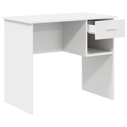 Scrivania con cassetto Bianco 90 x 49 x 75 cm Legno multistrato