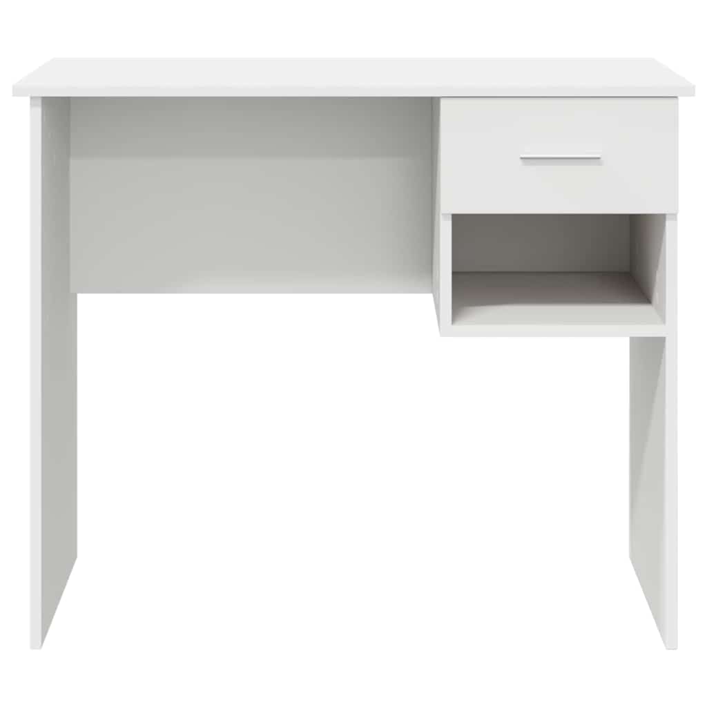 Scrivania con cassetto Bianco 90 x 49 x 75 cm Legno multistrato