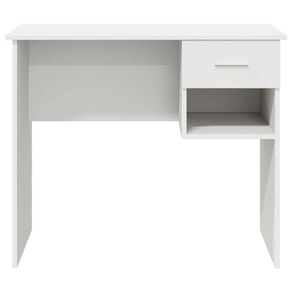 Scrivania con cassetto Bianco 90 x 49 x 75 cm Legno multistrato