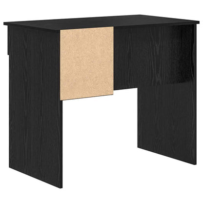 Scrivania Rovere Nero 90 x 49 x 75 cm Legno multistrato