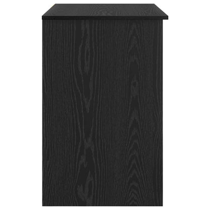 Scrivania Rovere Nero 90 x 49 x 75 cm Legno multistrato | homemem39